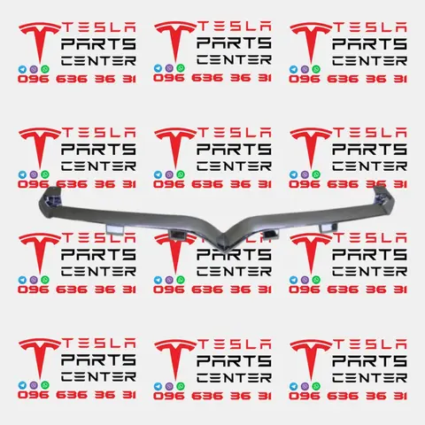 106523300D - Логотип/накладка переднього бампера (Хром) (2016-2021) Tesla Model S